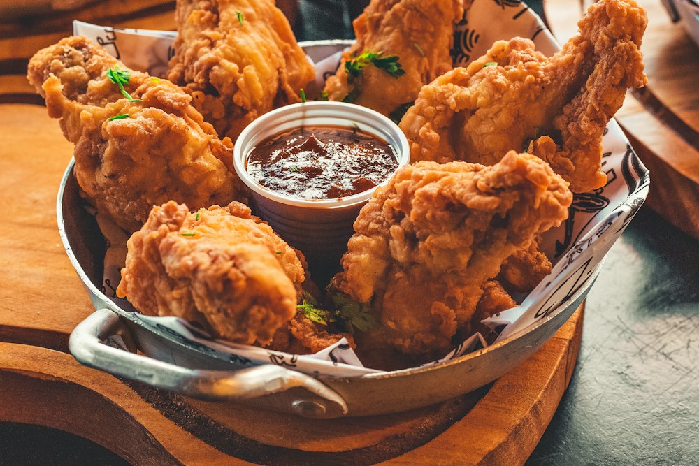 Pollo crujiente rebozado