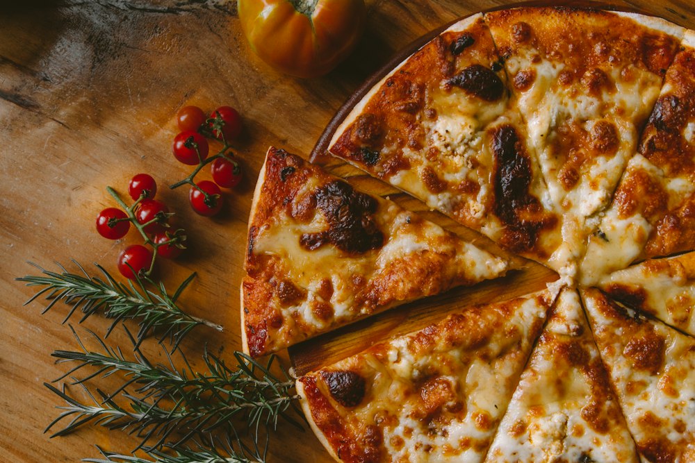 Torrada gratinada con mozzarella fundida